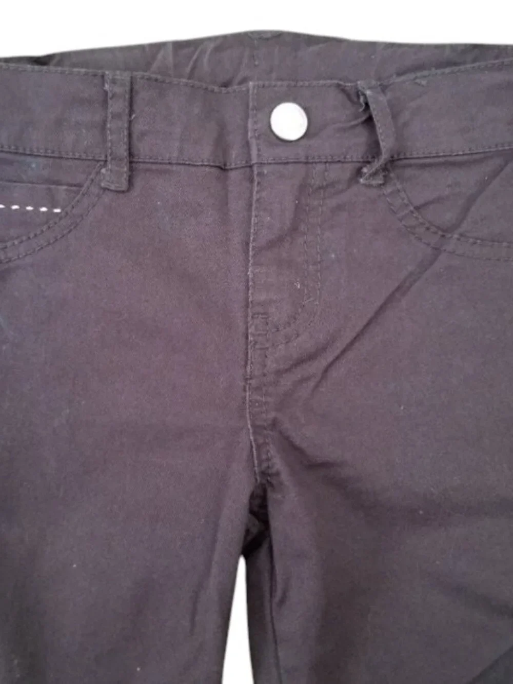 NEW Stretchy Black GYMBOREE Skinny Jeans Girls Size 9 Adjustable Waist